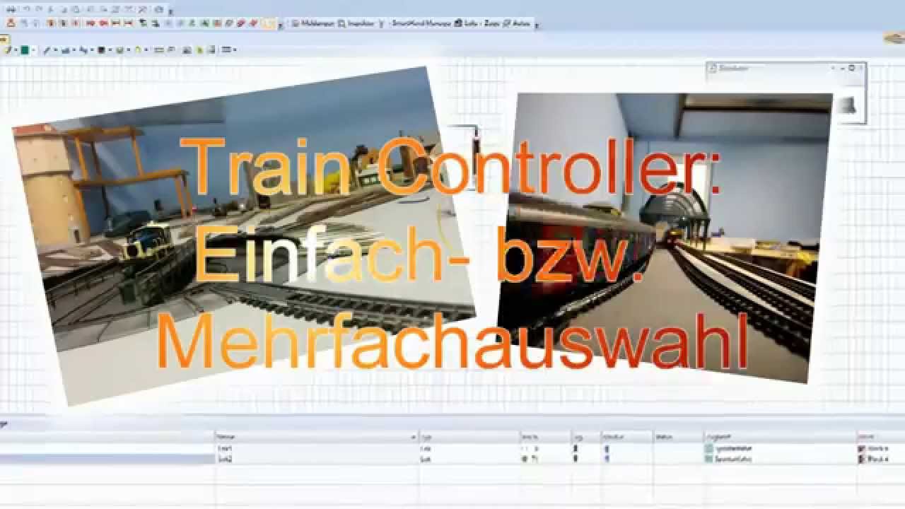 #Modellbahn #TrainController Tutorial: Einfach- bzw. Mehrfachauswahl Modellbahn