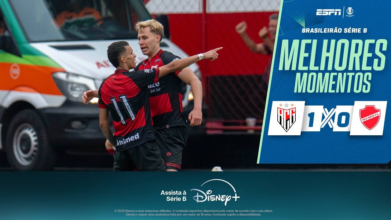 COM BELO GOL DE YURI, ATLÉTICO-GO VENCE CLÁSSICO CONTRA O VILA NOVA PELA SÉRIE B | MELHORES MOMENTOS