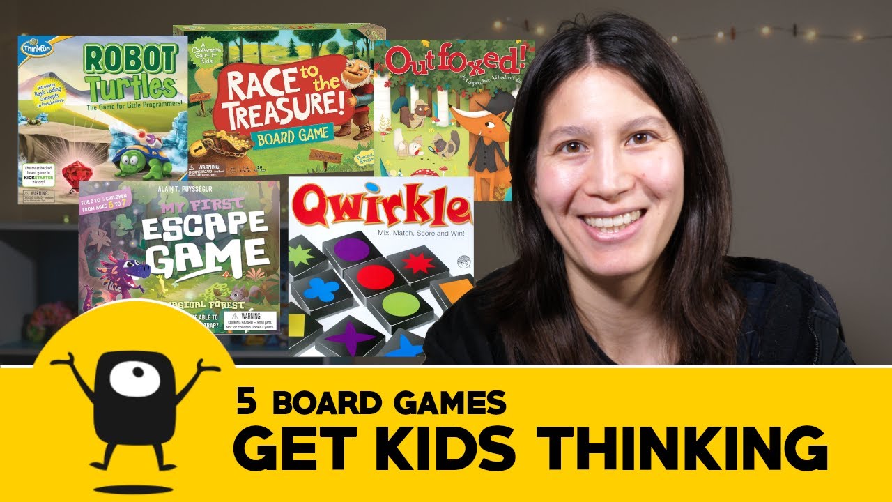 5 Board Games to get your Preschoolers THINKING!