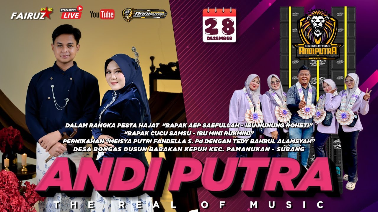 🔴 LIVE | ANDI PUTRA ONE | DS BONGAS DSN BABAKAN KEUH KEC. PAMANUKAN - SUBANG | 28 DESEMBER 2025