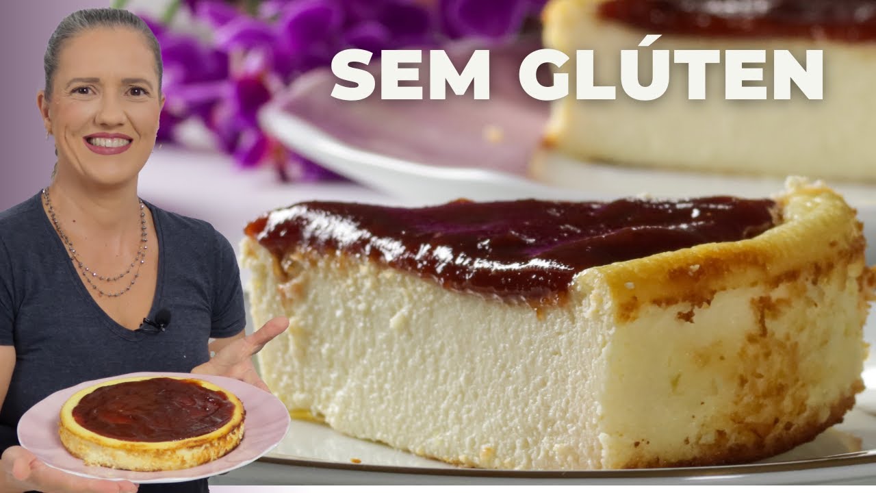 CHEESECAKE DE RICOTA SEM GLÚTEN NO LIQUIDIFICADOR  (sem trigo) - GLUTEN FREE