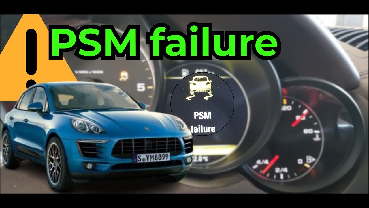 ⚠️Defecțiune PSM ⚠️ Modul Start/Stop dezactivat ⚠️ Defecțiune șasiu - Porsche Cayenne
