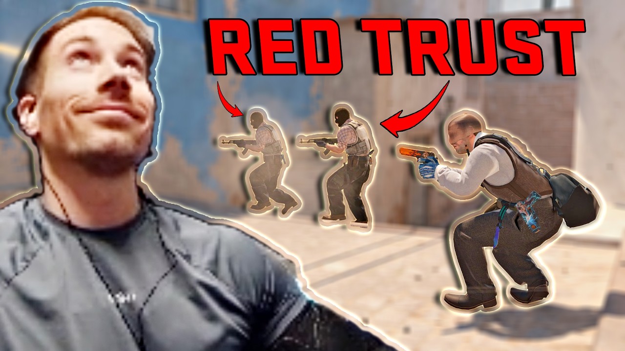 I carried this RED TRUST Tryhard with 4X HIS KILLS...😂