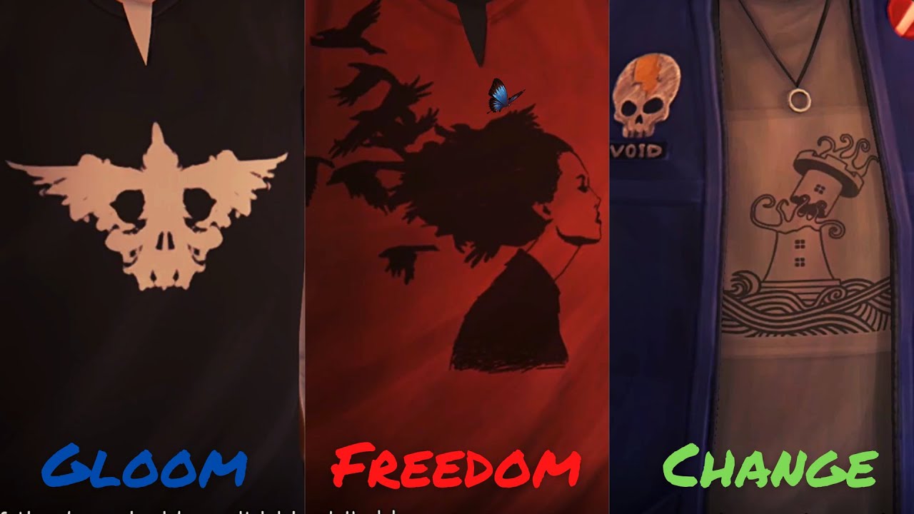 Character reactions to Chloe's Shirts | All Variation | Life is Strange: BTS Ep2