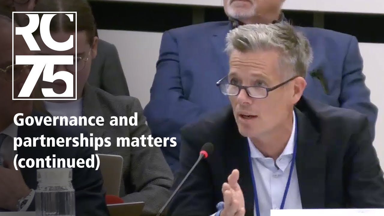 RC75: Governance and partnerships matters (part 2)