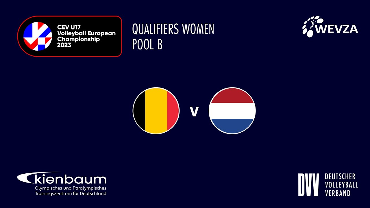 LIVE | Belgium vs. The Netherlands | CEV U17 Volleyball European Championship 2023 Women