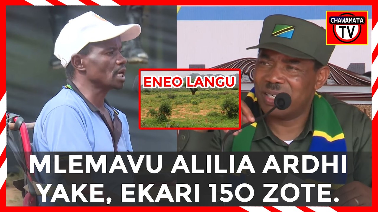 NILIENDA KUFANYA KAZI UN KURUDI ENEO LIMECHUKULIWA|| MLEMAVU ALIA HATUKUPEANA DOCUMENT TULIAMINIANA.