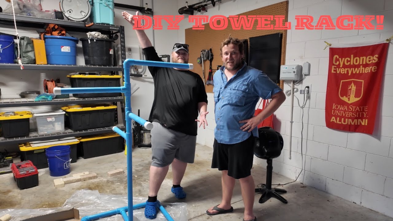 Как сделать простую вешалку для полотенец из ПВХ | Учебное пособие по ремонту дома