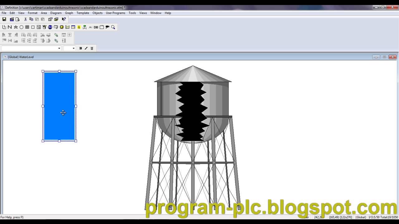 How to make Water Storage Tank and Modbus Setup in Free SCADA software