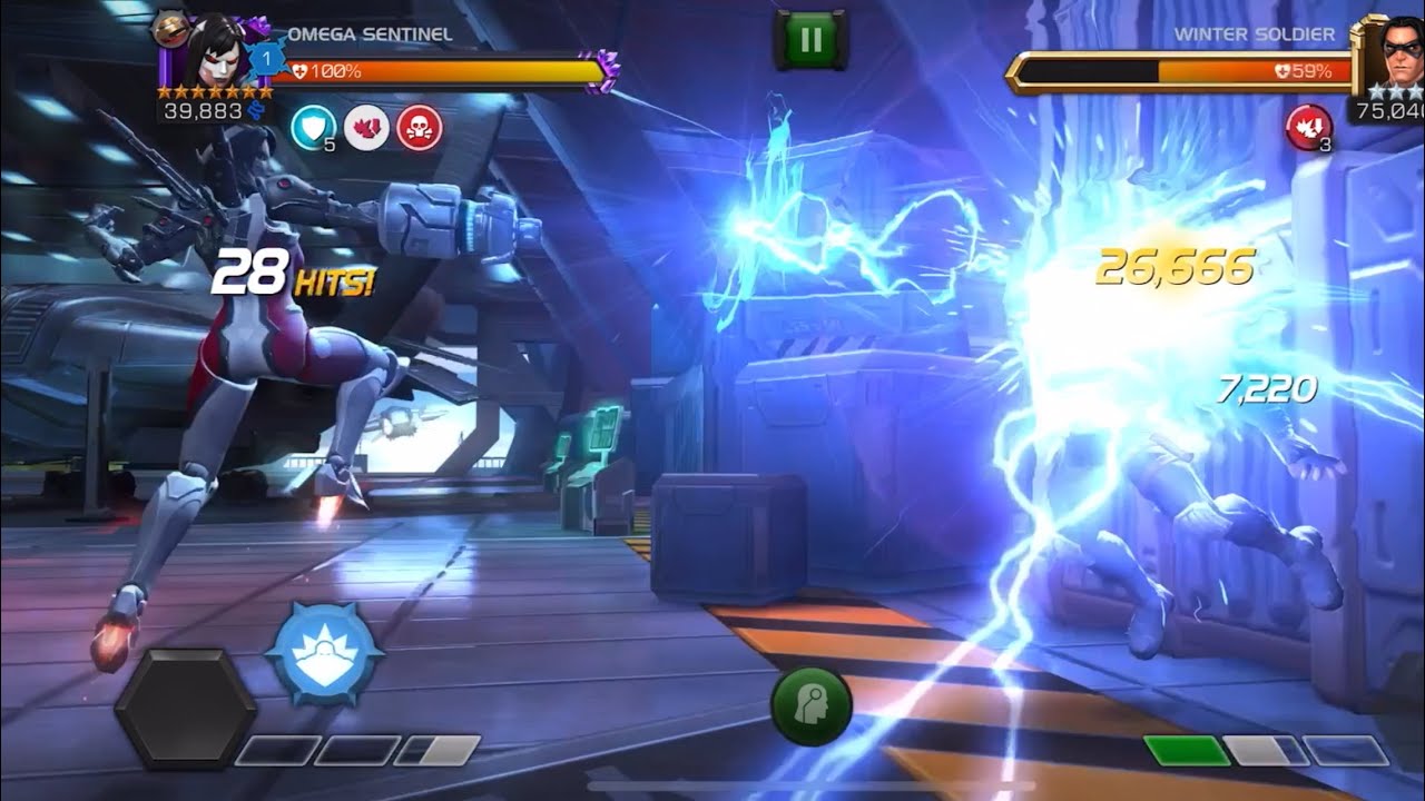World&rsquo;s first Rank 3 Omega Sentinel | Marvel Contest of Champions | Huge Damage