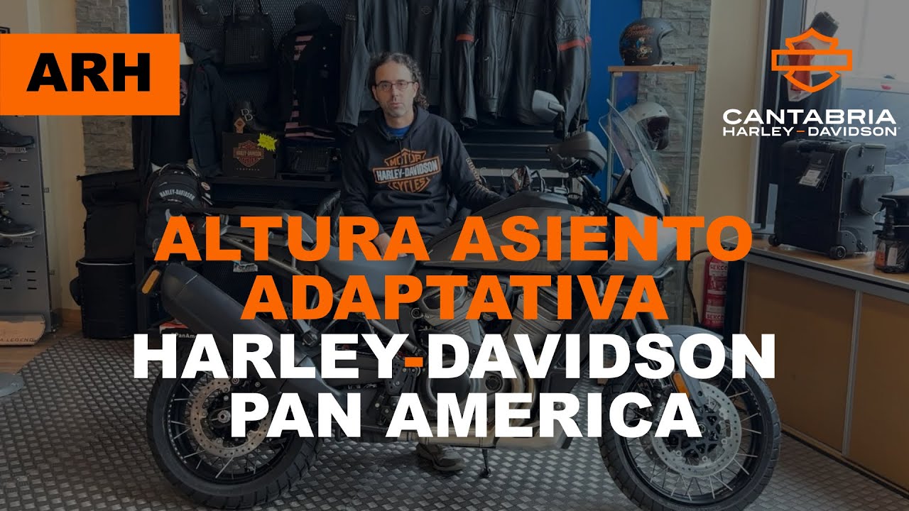 ARH Harley-Davidson Pan America | Altura Asiento Adaptativa | Configurar Adaptive Ride Height