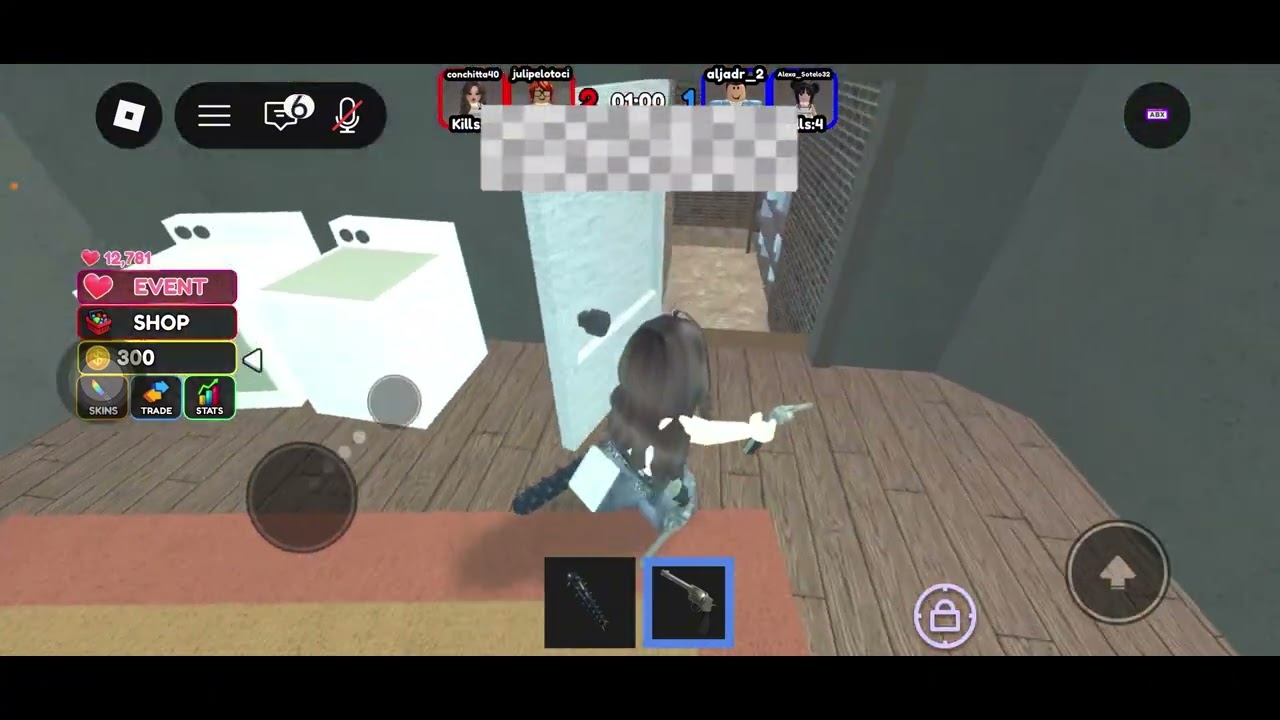 Jugando Roblox