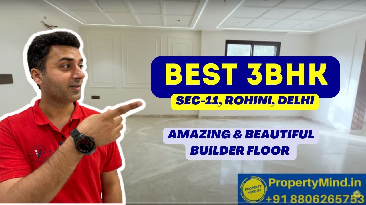 Floors in Delhi - 3 BHK - Sector 11 - Rohini - New Construction #floors #floorsindelhi