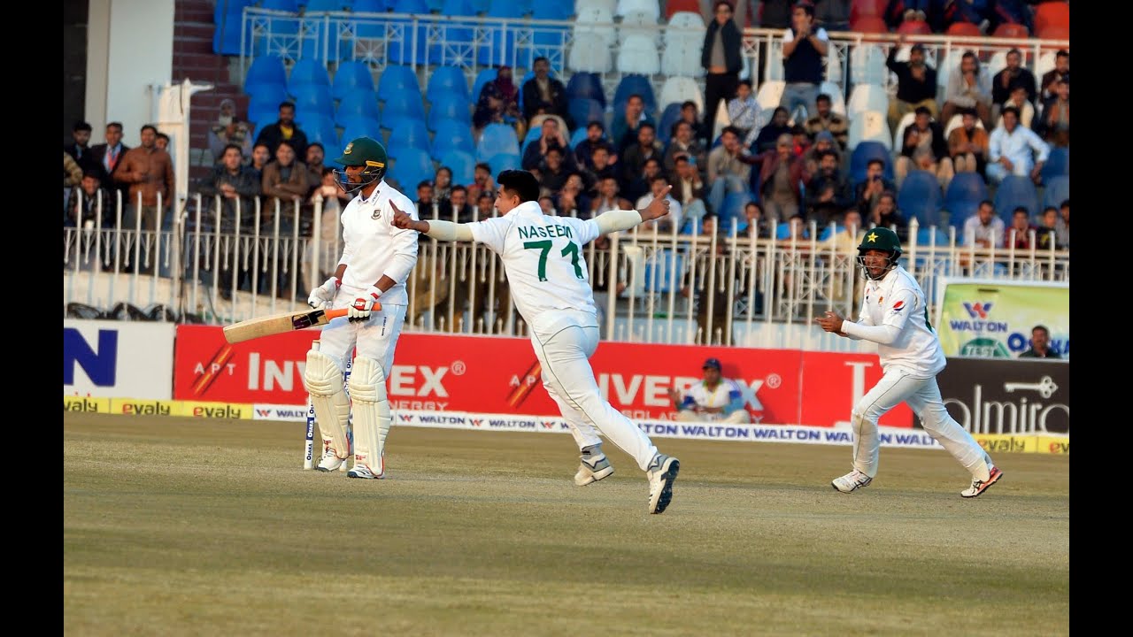 Naseem Shah Hat-Trick against Bangladesh in Rawalpindi