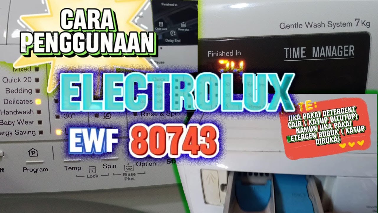ELECTROLUX 80743 cara program