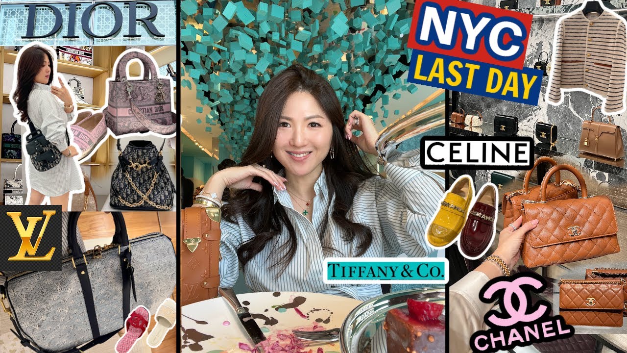LAST DAY IN NYC | Join me 🛍️ GOYARD? CELINE, DIOR, CHANEL, LV | TIFFANY BLUE BOX CAFE ☕️❤️ Part 3