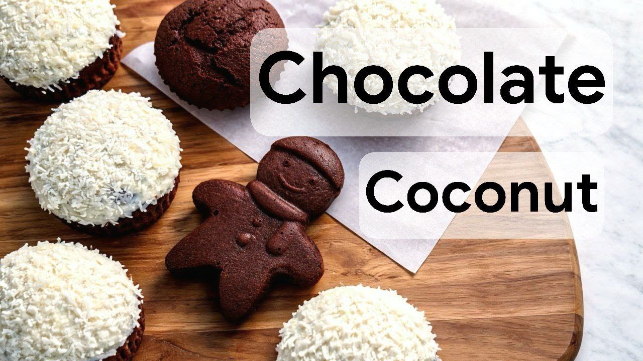 Chocolate Cupcakes with Creamy Coconut Center | Bakery-Style Dessert