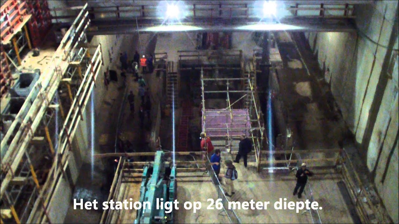 Dag van de Bouw bij de Noord/Zuidlijn in Amsterdam - Edite 2014