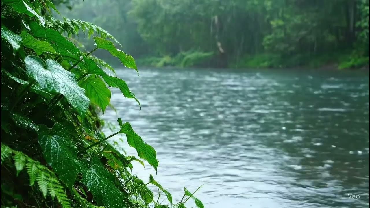 【ASMR】森の中の雨音でリラックスする20分