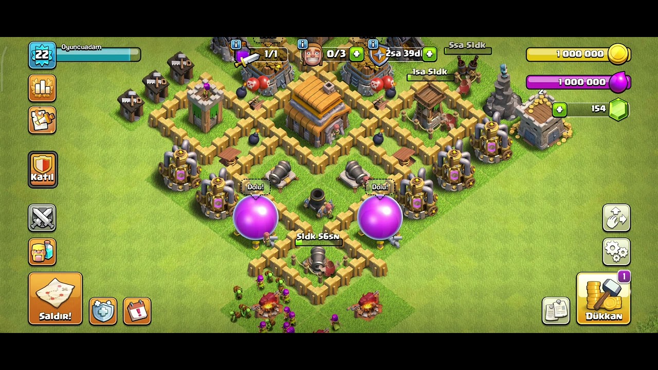 Yükseltmeler hemen bitti ...#clashofclans 