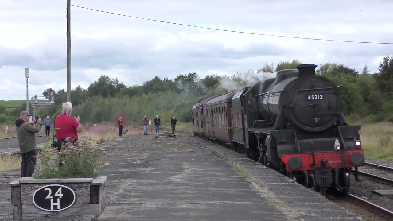 LMS Black Five 45212 Is Put On A Test Run. (Carnforth SteamTown - Hellifield) - 21/08/25