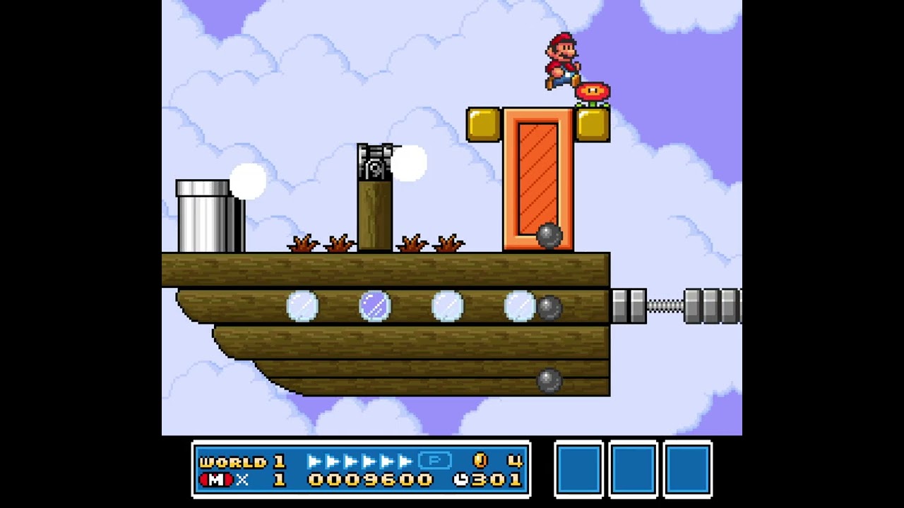 Frozen Ship Outskirts | SMAS SMB3 Custom Level