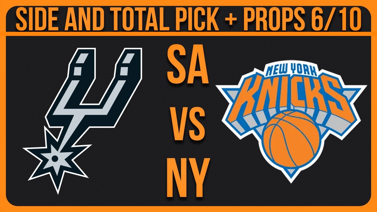 NBA Picks Today Spurs vs Knicks GAME 4 | NBA Finals Best Bets & Player Props 6/10/26
