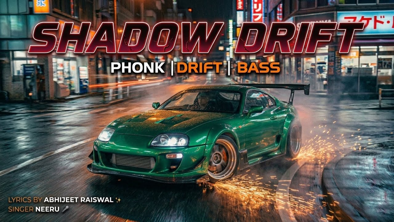 BASS BOOSTED PHONK | SHADOW DRIFT - Aggressive Phonk | Abhijeet Raiswal 🔥🏎️ #phonk #drift #short 😈