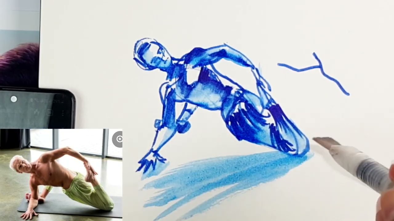 Dessiner une posture en vrille