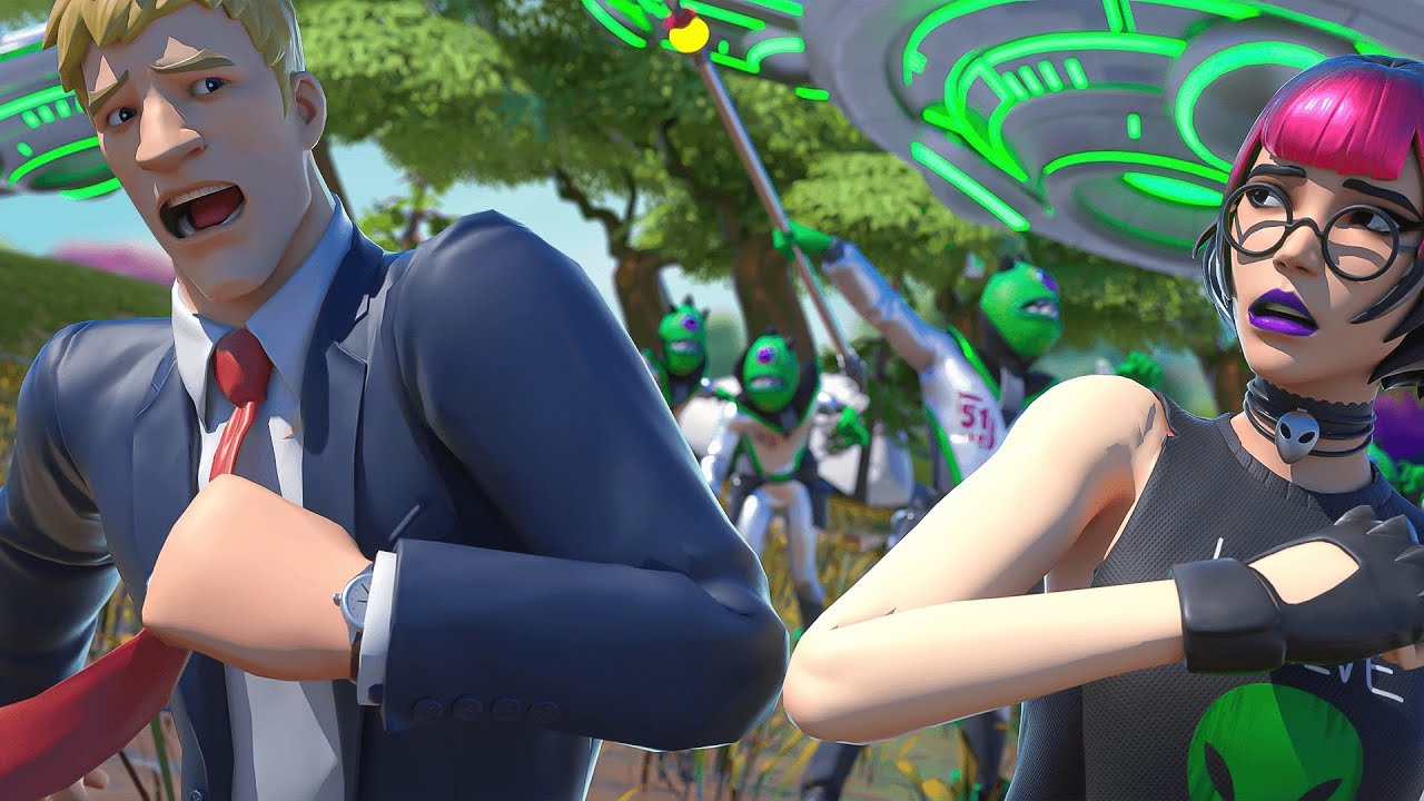 Fortnite Roleplay THE ALIEN INVASION... 👽 (ALIEN LIFE!) SEASON 7 (A Fortnite Short Film) {PS5}