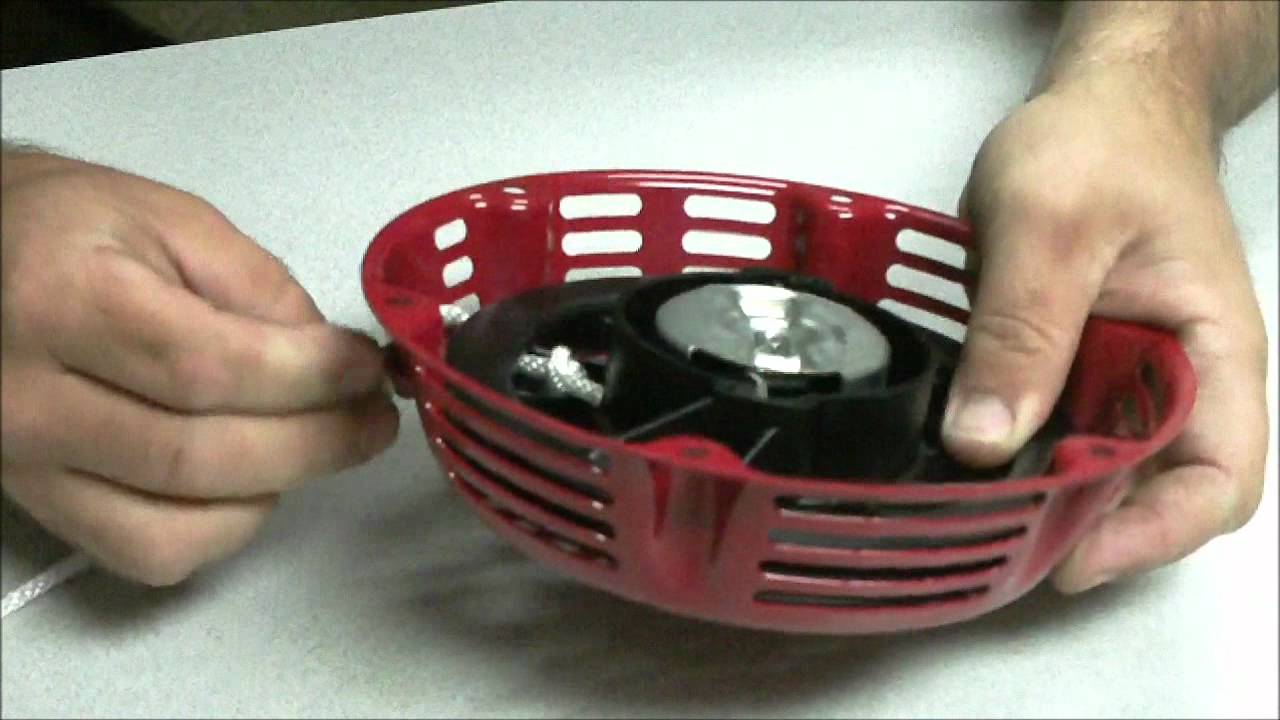 How To Install a Starter Rope on a Honda Recoil