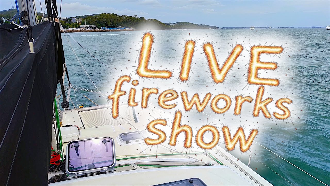 new years eve fireworks from port Stephens