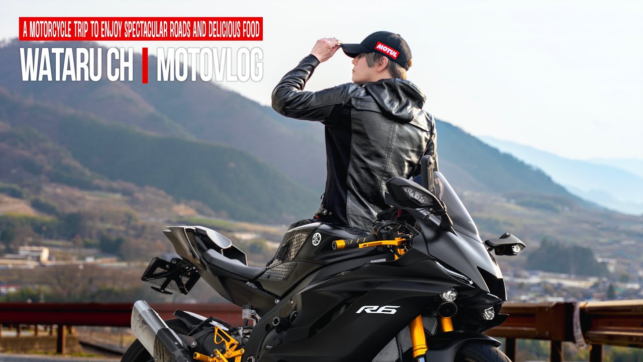 【絶景ロード】フルーツラインのワインディングと穴場スポットの絶品TKGを堪能する山梨バイク旅｜後編【YZF-R6】