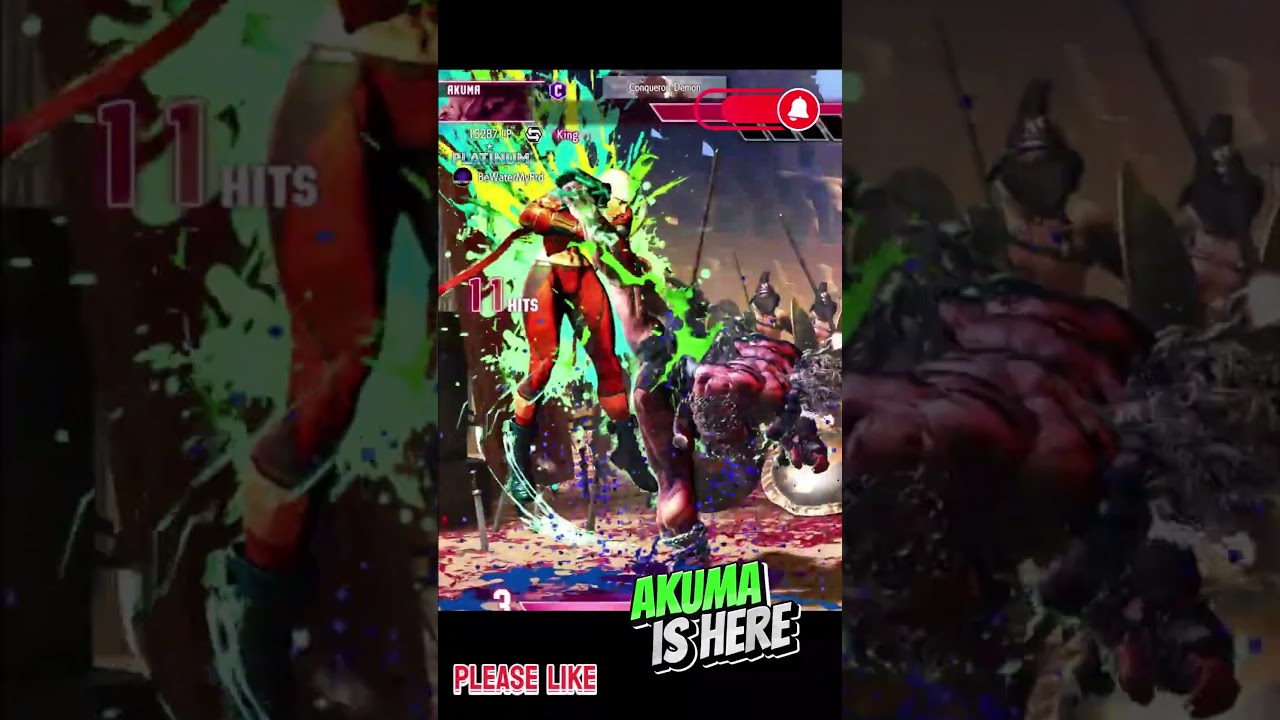 💥Akuma Combo 🔥 Epic SF6 【スト6】 Replay (Perfect Parries & Combos) #shorts #sf6 #akuma #koreplaytv