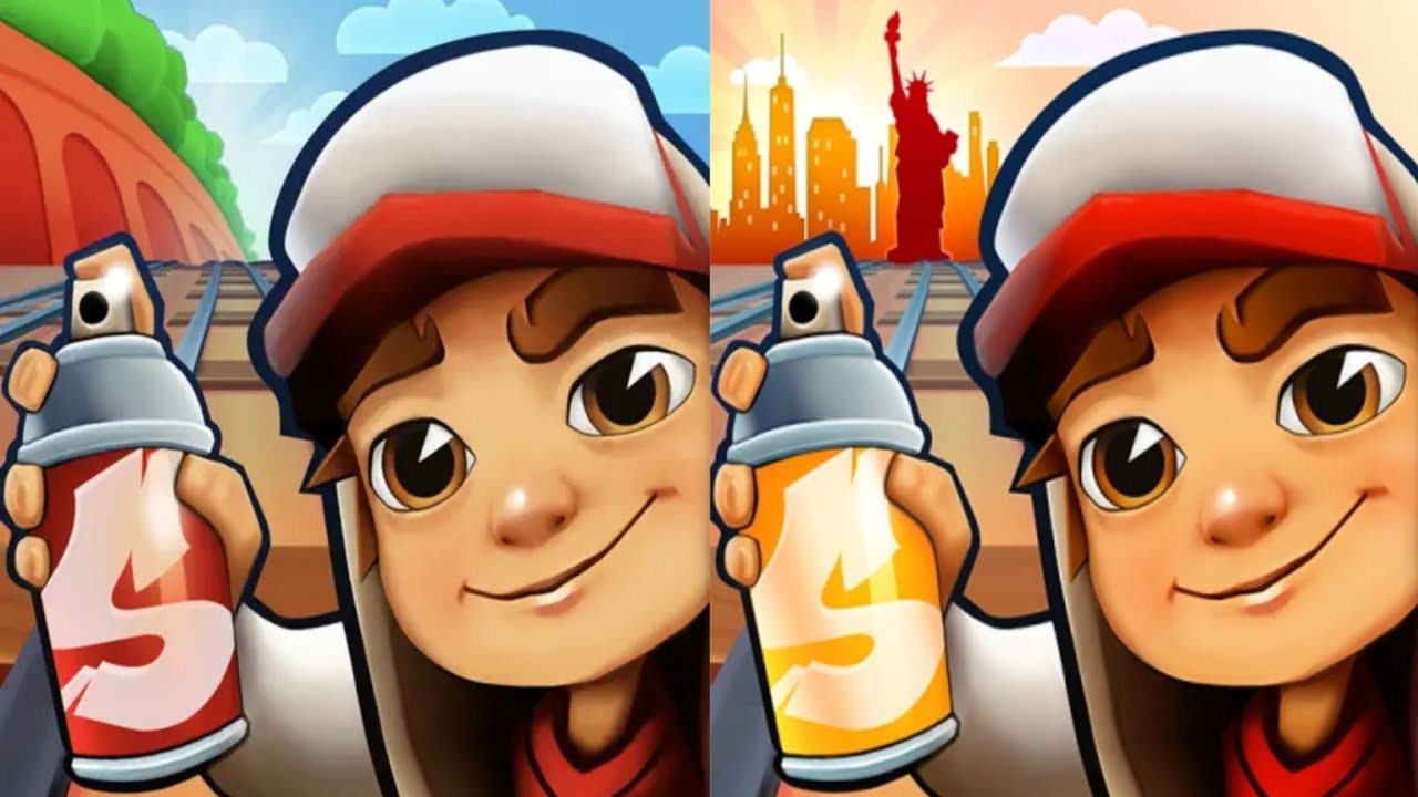 Subway surfers : Classic 2024 🆚 New York 2025 Map Comparison 