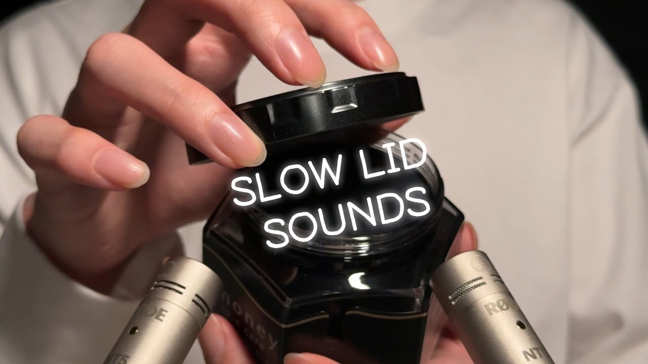 ASMR Slow Lid & Scratching Sounds (No Talking)