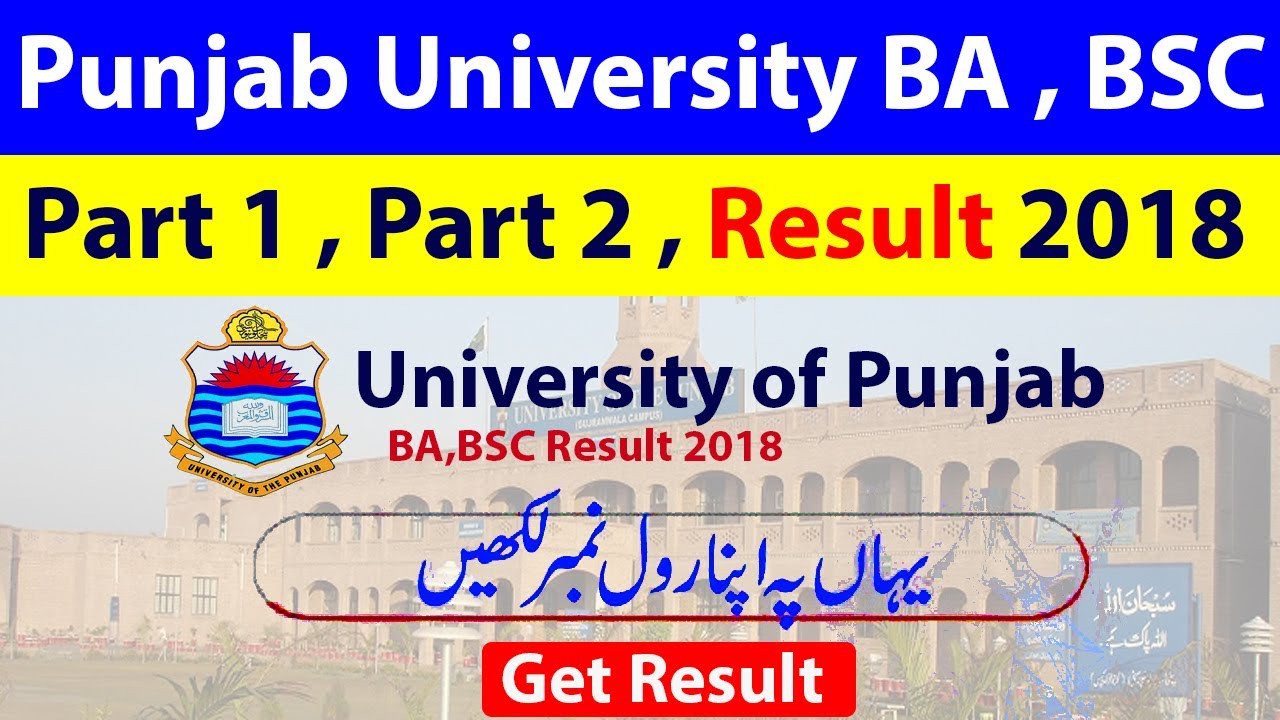 Punjab University BSC_BA Result 2018 || Pu Result 2018 ||