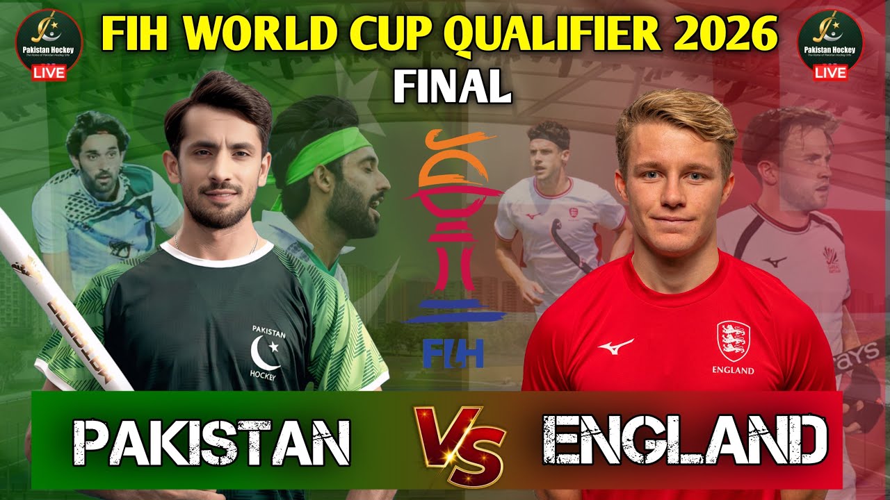 Pakistan vs England Hockey Match live | Final | FIH HOCKEY WOULD CUP QUALIFIER 2026