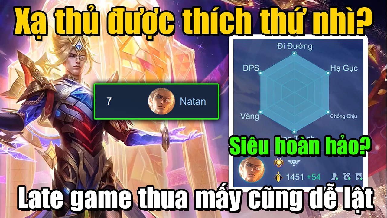MLBB | NATAN MÙA 40: CON BÀI TỦ CỦA PROPLAYER! XẠ THỦ ĐƯỢC YÊU THÍCH NHÌ RANK CHÍ TÔN?? | Tốp Mỡ