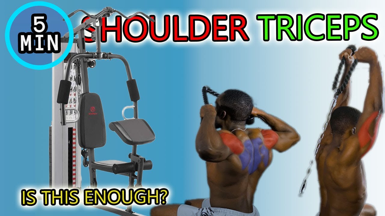 MULTI GYM 5 MIN TRICEP & SHOULDER WORKOUT (PT.3)
