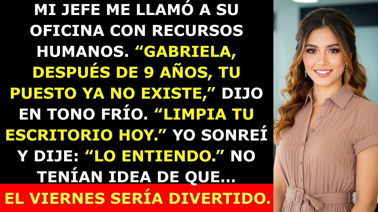Mi Jefe Me Despidió Sin Aviso Tras 9 Años — Pero Yo Sabía Algo Que Ellos No Sabían…