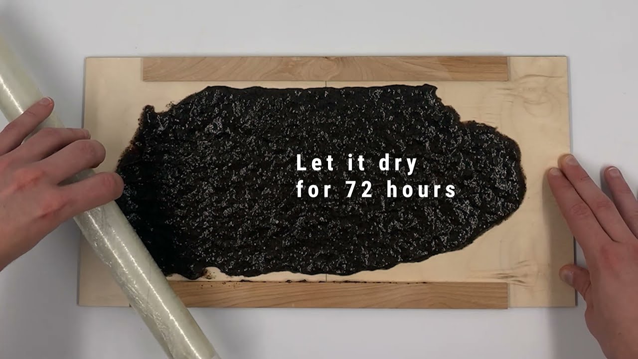 Leather made from coffee