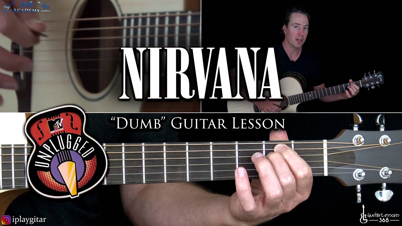 Nirvana Unplugged — глупый урок игры на гитаре