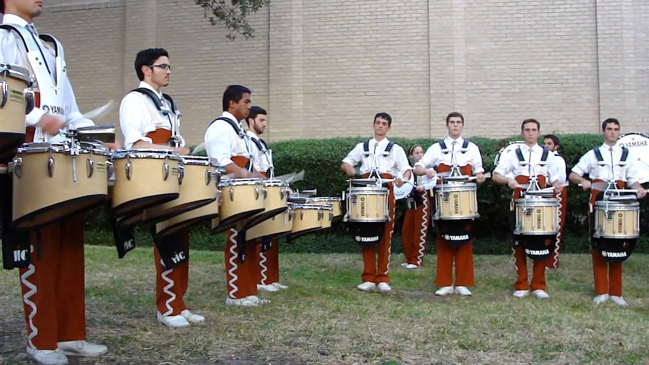 Texas Drums: University of Texas Drumline: Cadence Run 2012
