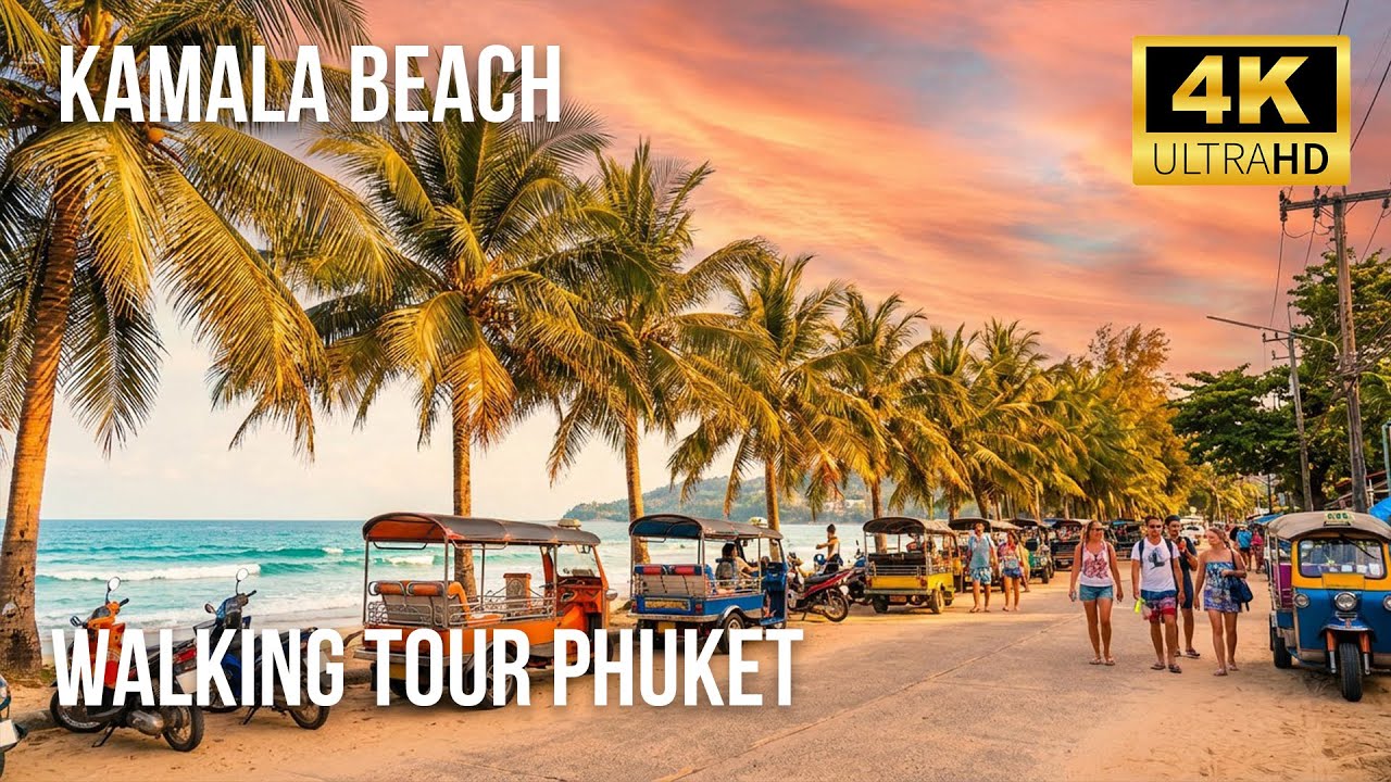 Kamala Phuket 2025 | Relaxing Walking Tour 4K | High Season Thailand