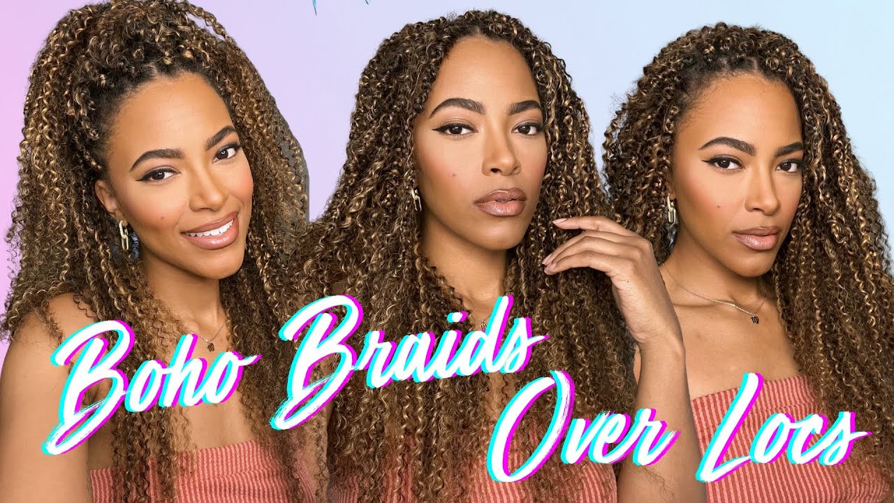 Кудрявые бохо-косы (OVER LOCS!) с натуральными волосами QVR | Jasmine Defined
