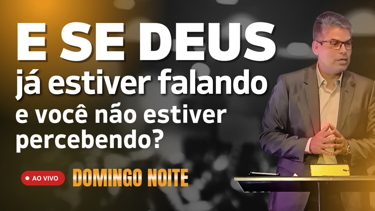 COMO DEUS FALA CONOSCO | 18.01.2026 [Domingo Noite] Junior Fialho - Unidos em Cristo