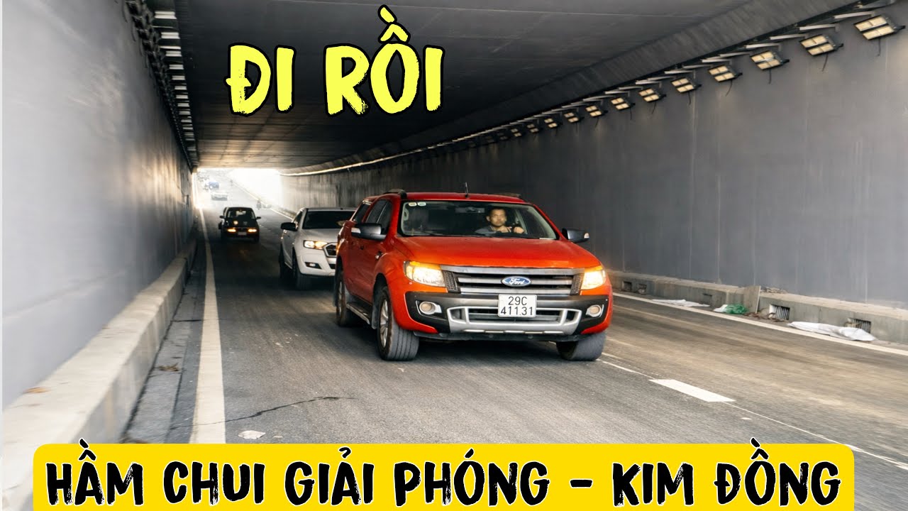 Trực Tiếp Xe Chạy Qua Hầm Chui Giải Phóng Kim Đồng ,Cảm Xúc Vui Mừng Khó Tả