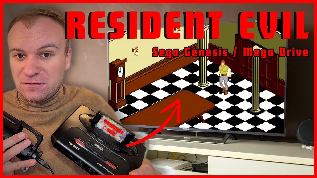 Resident Evil Sega Genesis / Mega Drive Review and Gameplay