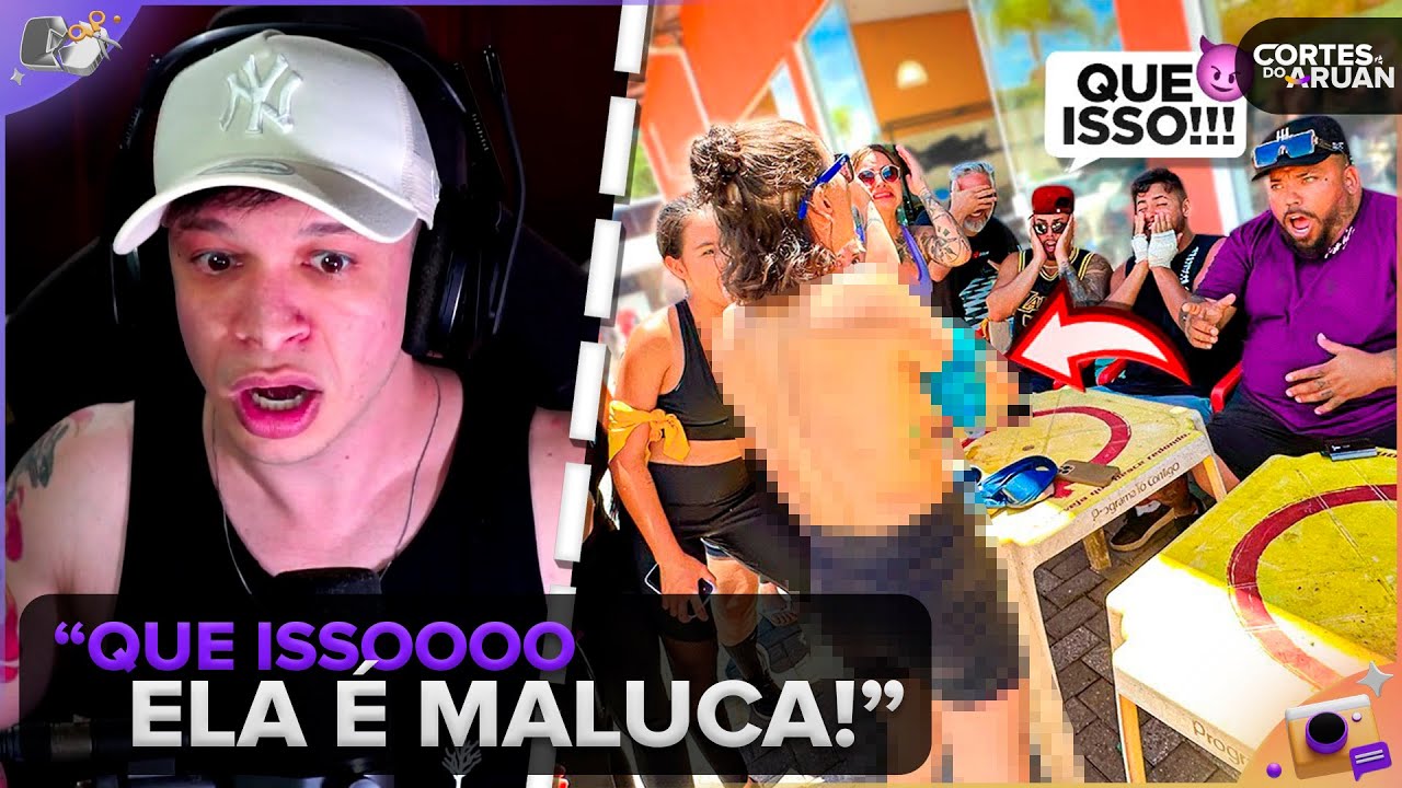 ARUAN REAGE: OS MENINOS ESCOLHEU A MAIS GATA DO DESAFIO DAS MULHERES deu ruim (IRENE NÓBREGA)